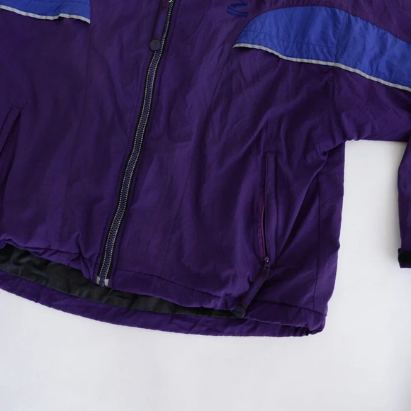 Vintage Brooks Purple Blue  Gore-Tex Zip Up Nylon Windbreaker Jacket M - Picture 5 of 12